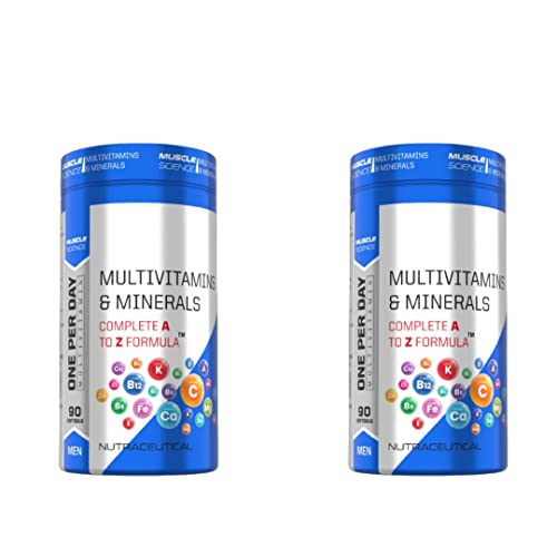 Muscle Science Multivitamin | Buy 1 Get 1 Free | Multivitamin For Men & Women | With 21 Vitamins & 9 Minerals | For Energy, Strength & Recovery With Immunity Booster & Antioxidants Muscle Science Multivitamin | Buy 1 Get 1 Free | Multivitamin For Men & Women | With 21 Vitamins & 9 Minerals | For Energy, Strength & Recovery With Immunity Booster & Antioxidants