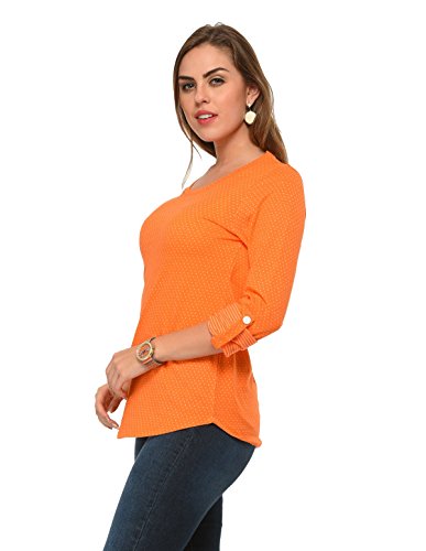Image of Frenchtrendz Women'sCotton Poly Top(XS-4XL)