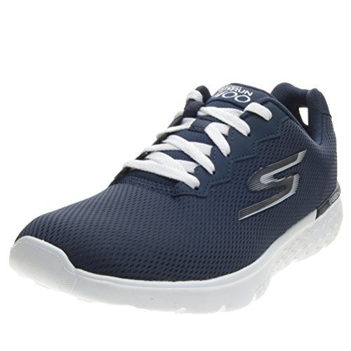 Skechers Performance Women's Go Run 400 Action Running Shoe,Navy/White,10 M US