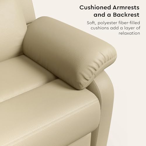 Image of Interio by Godrej Alpine Manual 2-Seater Synthetic Leather Recliner Sofa