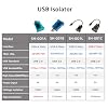 DSD TECH SH-G01L USB Isolator Supports USB 2.0 480Mbps High Speed Isolation