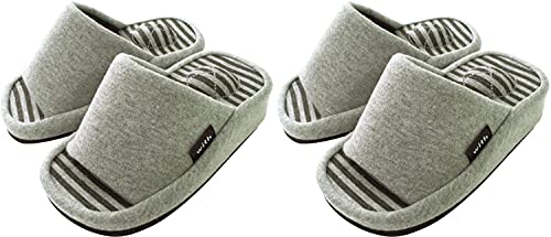 オクムラ スリッパ With ダイエット グレー 2足セット フリーサイズ