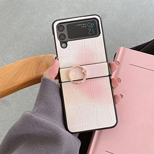 Coque de support d'anneau pour Samsung Galaxy Z Flip 4 antichoc b