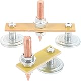 Pinces de soudage – ces pinces peuvent également être fixées sur des poteaux, des rambardes ou des tables de soudage métalliques. pince de mise à la terre magnétique polyvalente pour le soudage