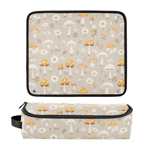 Bolso de viaje para herramientas de cabello con almohadilla resistente al calor para planchas, rizadores y secadores miniatura 3