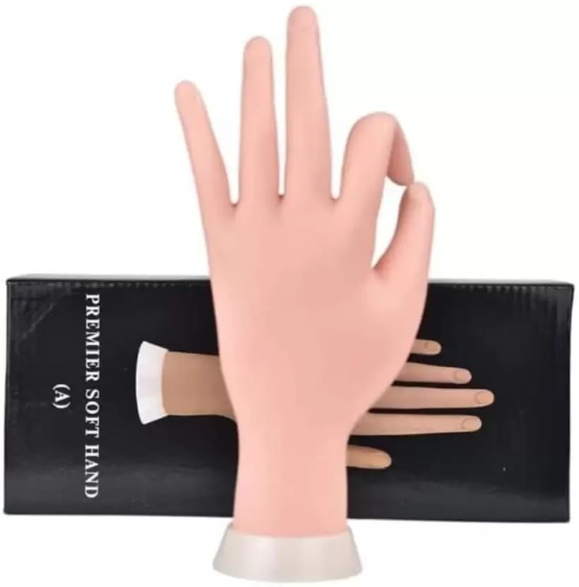 BOLT BEE Plastic Mannequin Nail Art Artificial Hand Display Tool for Practice-13