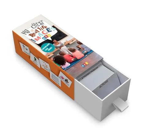 Pictogramas Autismo Español | Juegos Aprender a Leer | Mi Estuche de Pictos - Editorial GEU (Inglés - 400 Imágenes Reales)