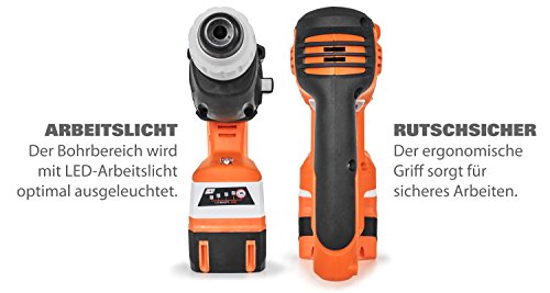 Akku-Bohrhammer - bürstenloser Motor 700 Watt Inklusive drei SDS-Plus-Bohrer - Schlagbohrhammer – Bild 8