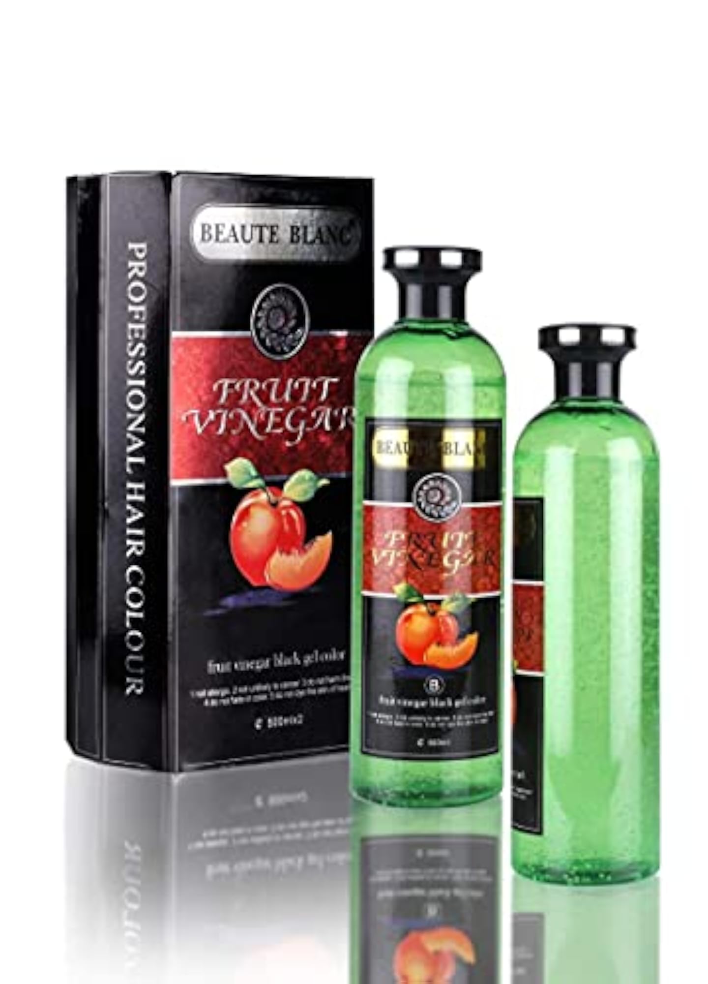 Fruit Vinegar Hair Dye for Men & Women, Long Lasting Black, 100 ml