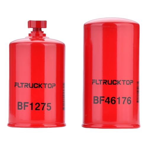 FLTRUCKTOP BF46176 BF1275 Fuel Filter 2 Set
