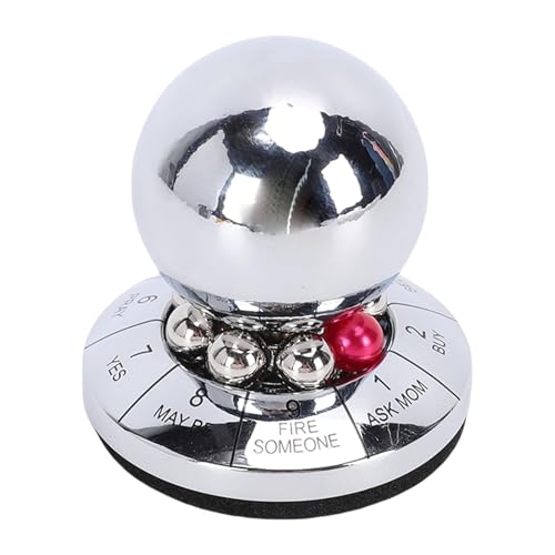 TOPINCN Bola de Metal para Tomar Decisiones, Hilanderos Inquietos, Juguete para Aliviar la Ansiedad de Escritorio, Bola de Decisión del Destino para Oficina en Casa, de