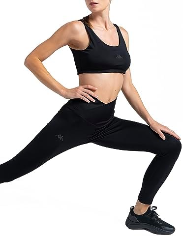 KAPPA Kadın LOGO NIKI Tayt, BLACK, XS - Görsel 4