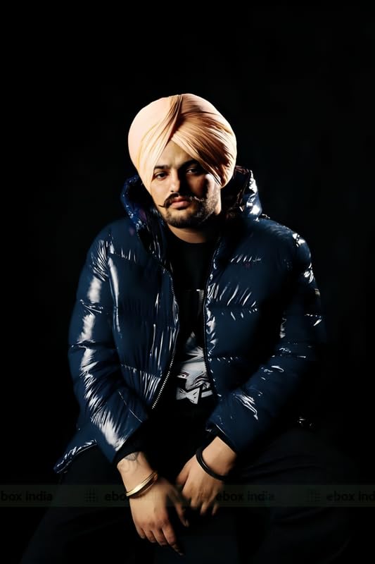 Sidhu Moose Wala Poster for Room Wall Decortation, Size - 12 X 18 inches || EB ART 11152