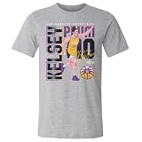 500 LEVEL Kelsey Plum Los Angeles Sparks Shirt - Kelsey Plum Los Angeles Sparks Player Number WHT (Heather Gray, Large)