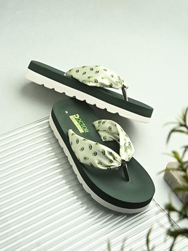 Image of DOCTOR FEEL SOFT Women's Cushioned Platform Slippers | Soft Fabric Padded Strap Flip Flops | Lightweight Shock Absorbing Sole for Everyday Wear Home, Casual & Relaxed Walking Use
