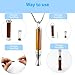 Anxiety Breathing Necklace with Resistance, Quit Smoking Necklace with Mint Filter, Tiger Eye Stone Quit Vaping Tool with Air Filter, Anxiety Relief Breathing Tool