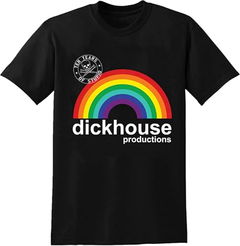 Dickhouse Jackass Records T-Shirt Mens Unisex Tee Black M