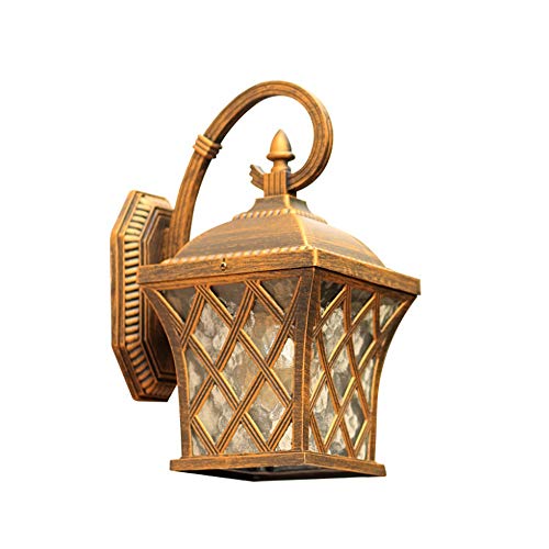 Lampe murale extérieure étanche pour jardin et escalier avec douille E27 rétro