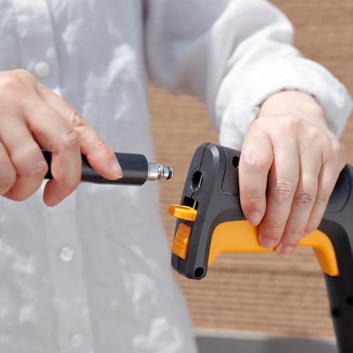 京セラ(Kyocera) 旧リョービ 高圧洗浄機 AJP-2030 668300A オレンジ 【ガン・ホースが工具なしで接続できる静音・小型タイプの洗浄機】 最大許容圧力10MPa 柔らか高圧ホース6M 節水 ミドルモデル 自吸も可能 17枚目