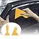 4 Stück Andrückrolle, Robust und Einfach zu Bedienen, Andrückwalze für Bodenbeläge, mit 2 Schaber, Tapetenroller Andrückrolle, für Fügen, Schweißen oder Reparieren (Schwarz)