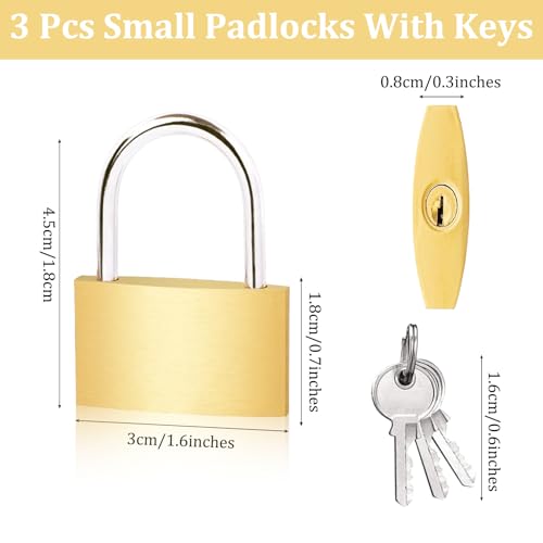 KEYRI 3 PCS Padlocks - Image 2