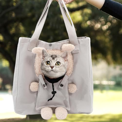 Bolsa de transporte para perros de lona ligera para compartir contigo paseos, viajes y compras 3