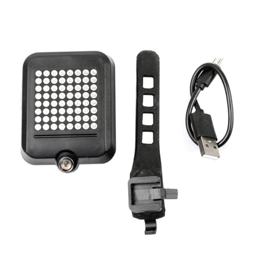 Feu arrière de vélo intelligent rechargeable USB avec signal de stop et lampe LED VTT