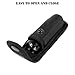 OnIUeZky Flashlight Pouch Nylon LED Torch Flashlight Carry Case for Camping Hiking Black..