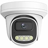 La caméra de vidéosurveillance extérieure est équipée de 4 LED matricielles, qui offrent une excellente vision nocturne en couleur jusqu'à 20 m. (Couleur de jour et de nuit).