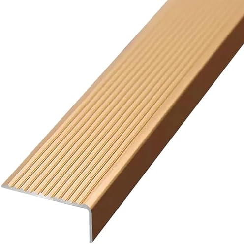 Aluminum Wheelchair Ramp - Durable Threshold Ramp for L-Shaped Stairs, Waterproof Edge Trim Transition Strip (2x4cm) - Safe Mobility Solution for Easy Access