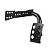 Xprite Black Metal Dead Pedal Left Side Foot Rest Kick Panel for 2007-2018 Jeep Wrangler JK & Unlimited