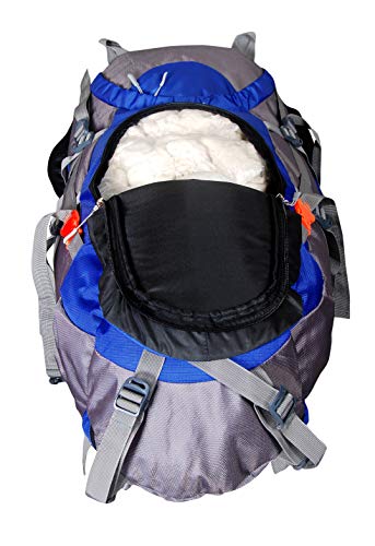 Image of 75 Ltrs Purple Backpack /Rucksack /Travelling Bag /Hiking Bag /Adventure Bag /Camping Bag (Nylon, HA-8107PU)