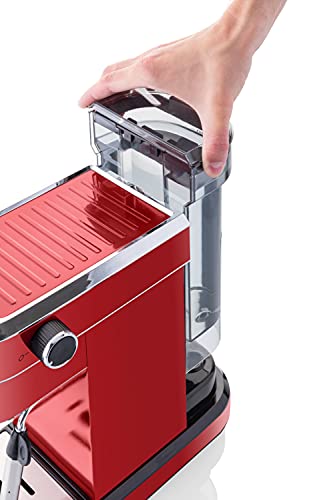 Kleine Siebträgermaschine ETA Siebträger Storio I Rot