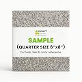 Smart Squares Easy Street Premium Made in The USA Carpet Tiles 8x8 Inch, Soft Padded, Seamless Appearance, Peel and Stick for Easy DIY Installation (Sample, 815 Iron Frost)