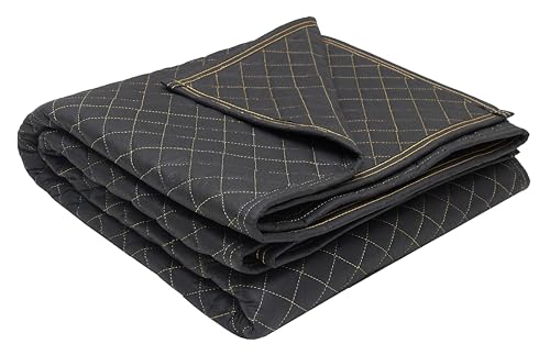 Image of Moving Blankets Heavy Duty Professional Packing Blanket for Movng Environmental Supplies Pack of (4, (72 * 80)-Yellow)