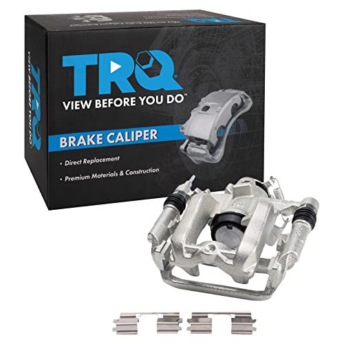 Image of TRQ Rear Right Brake Caliper w /Bracket Passenger Side