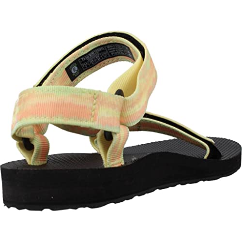 Image of TEVA W Original Universal Tie-Dye, Color: Sorbet Yellow, Size: 09 (1124231-SYLLW-09)