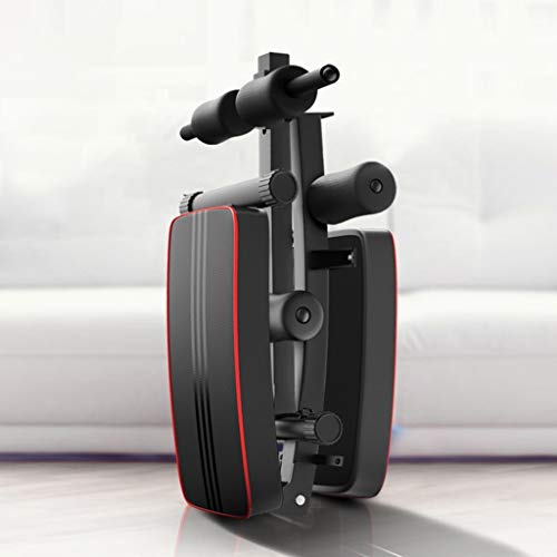 Fitness Equipment - Foldable Decline Sit up Bench Crunch Board Fitness Home Gym Exercise Sport Multi-Function Folding Bench - Adjustable 220lb [US Stock]