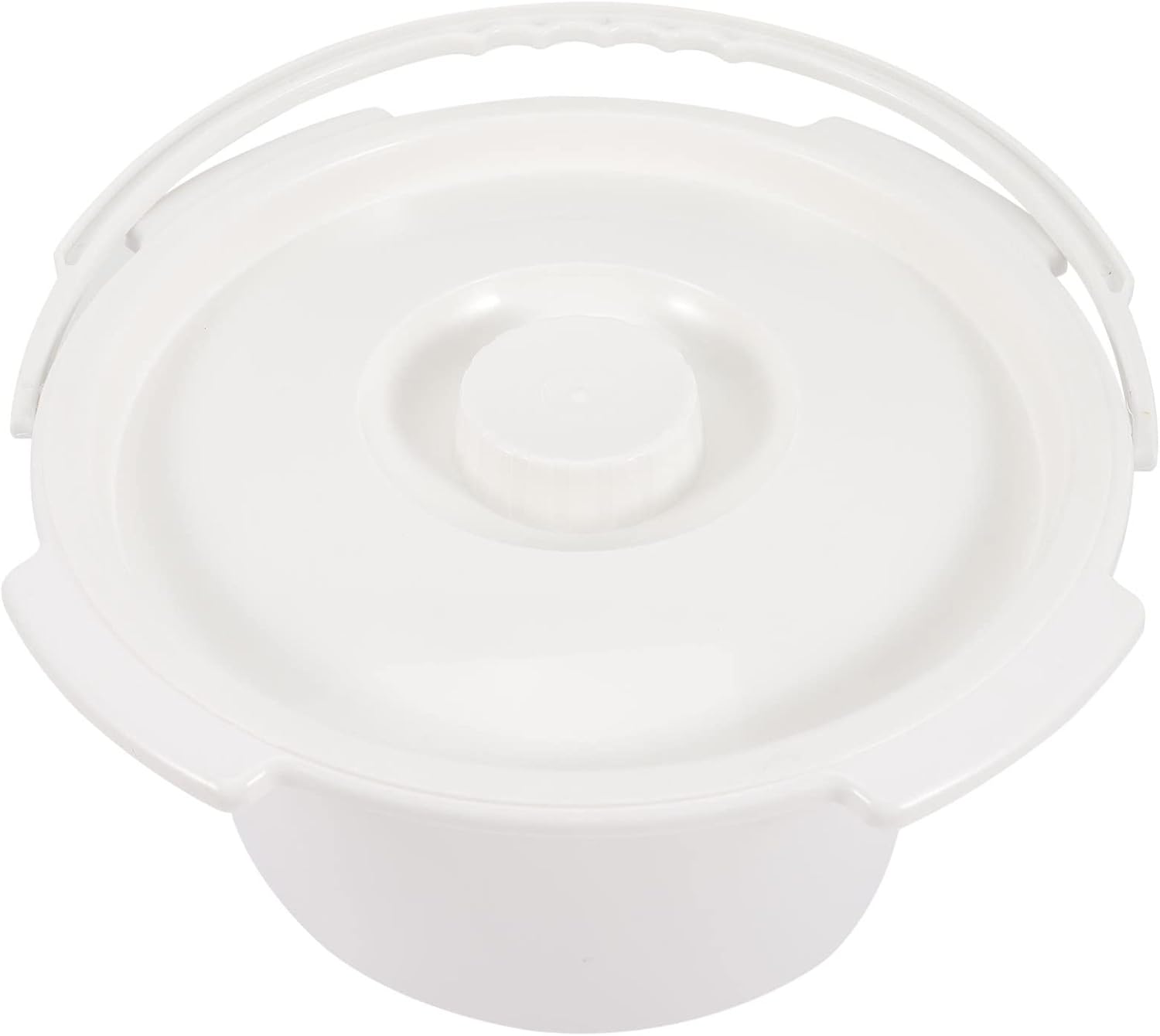 Zerodeko Portable Urinal Container for Unisex Use Material Chamber Pot Smooth Edges for Seniors and Lightweight and Convenient for Home Travel