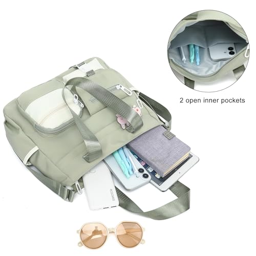 Image of Phaoullzon Crossbody Cute Bag for Teens Kawaii Messenger Purse Nylon Shoulder Tote Bags