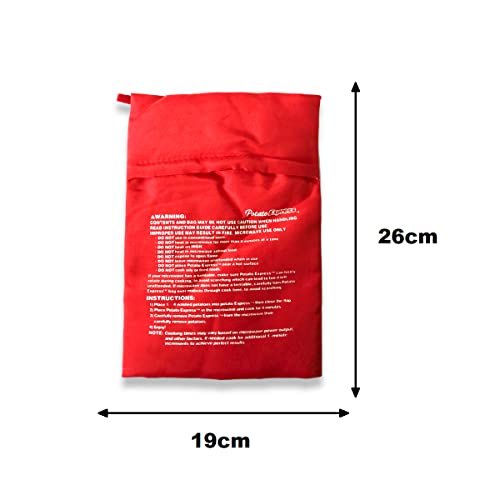 Bolsa/Saco de Microondas Reutilizável para Assar Batata 26 x 19 cm na Caixa