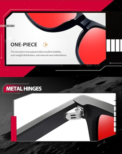 Image of Joopin Square Sunglasses Polarized UV400 Designer Sun Glasses Men Women
