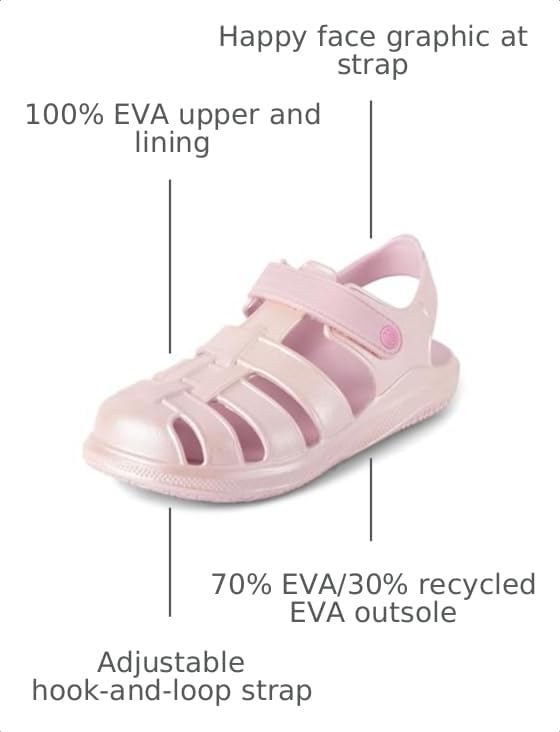 Image of The Children's Place Girls' Girls' Water Play Fisherman Sandals