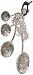 Ganz 4-Piece Measuring Spoons Set, Sunflower