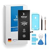 Woyax Wunderbatterie® Akku für iPhone 7 | 2400mAh hoher Kapazität,Kompatibel mit iPhone 7