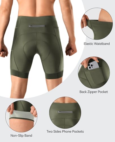 Niksa Shorts de ciclismo masculinos com enchimento de assento em gel 3D – Shorts de ciclismo respirá