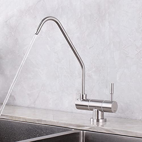 Robinet eau pure pliable idéal pour évier sous fenêtre de cuisine WaQiH