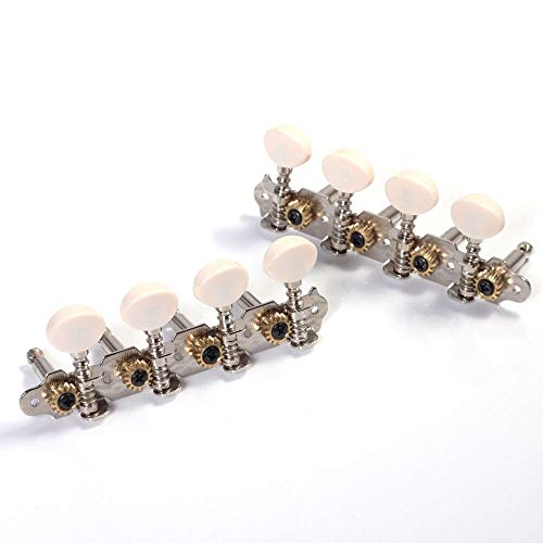 JVSISM Mandolin String Tuning Pegs Machine Heads String Tuning L+R Pegs for Mandolin Instruments Accessory Part