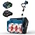 Cordless Electric Snow Shovel Rake, 21V 12-Inch Brushless Battery Snow Blower with 4.0Ah & Fast Charger, 20FT Throw Distance, Compact Design, Adjustable Front Handle, for Driveway/Sidewalk – Blue
