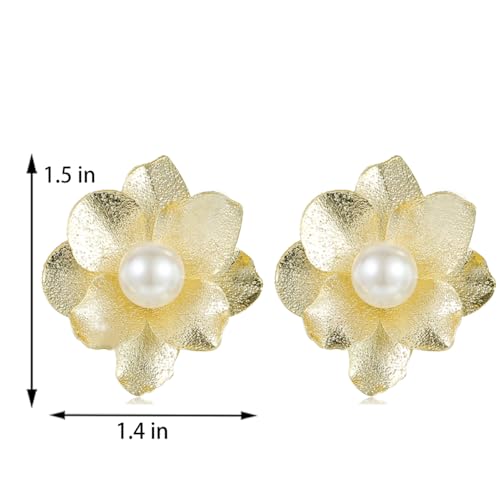 Gold Statement Leaf Rhinestone Stud Earrings, Gold Flower Filigree Dangles, Pink/Purple/Yellow Flower Acrylic Earrings4